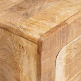 End Table with Drawer Brown 40 x 32 x 46 cm Solid Mango Wood 4104555