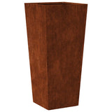 Garden Planter 35x35x75 cm Weathering Steel 851092