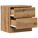 Bedside Cabinet Artisian Oak 40x30x40 cm Engineered Wood 855926