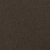 Recliner Chair Dark Brown Fabric 348075