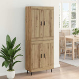 Highboard 2 pcs Artisan Oak Engineered Wood 3415948