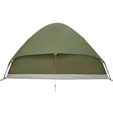 ZNTS Camping Tent Dome 4-Person Olive Green Waterproof 4009642