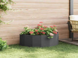 Planter Black 90 x 45 x 35 cm Steel 883689