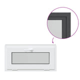 Basement Window Internal Colour White RISOR 80 x 40 cm 42052415