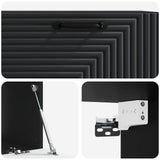 Wall-Mounted TV Cabinet Black 78.5 x 41 x 30 cm Engineered Wood 898686