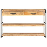 Sideboard 120x30x75 cm Solid Rough Mango Wood 321802