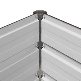 Raised Garden Bed Brown 320 x 40 x 55 cm cold-rolled steel 8006267