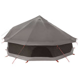 Tipi Tent Brown Grey 600 x 600 x 350 cm Polyester and Steel 42029031