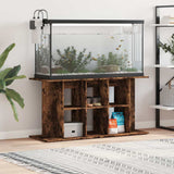 Aquarium Stand Smoked Oak 120x40x60 cm Engineered Wood 833596
