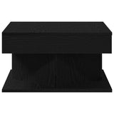 Coffee Table Black Oak 57 x 57 x 30 cm Engineered Wood 862665