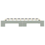 Daybed with Trundle without Mattress Light Grey 90x190 cm Single 3196781