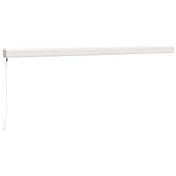 Retractable Awning Blue and White 5x3 m Fabric and Aluminium 3154525