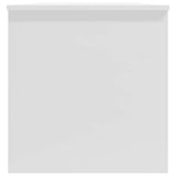809653 Coffee Table High Gloss White 102x50x52,5 cm Engineered Wood