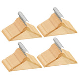 100 pcs Clothes Hanger Set Non-slip Hardwood 289913