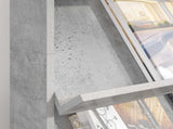 Magazine Rack Concrete Grey 70 x 41 x 126 cm Engineered Wood 899530