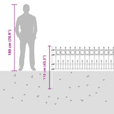 Spike Ring Fence HORST Black 42030105