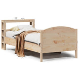 Bed Frame without Mattress 75x190 cm Small Single Solid Wood Pine 3306249