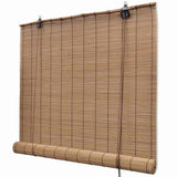 Bamboo Roller Blinds 2 pcs 100 x 160 cm Brown 3057519