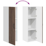 Wall Cabinet PORTO Brown Oak 30 x 31 x 100 cm Engineered Wood 885462