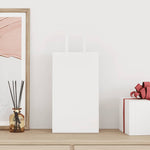 ZNTS Paper Bags 250 pcs with Handles White 21x11x36 cm 4101841
