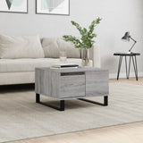 Coffee Table Grey Sonoma 55x55x36.5 cm Engineered Wood 830770