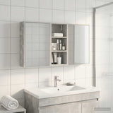 Bathroom Cabinet Set 3 pcs 116 x 16 x 62.5 cm Engineered wood 3403811