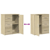 Sideboards 2 pcs Sonoma Oak 60x31x70 cm Engineered Wood 3276555