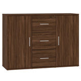 Sideboard Brown Oak 91x29.5x65 cm Engineered Wood 823349