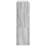 Shoe Rack Grey Sonoma 80x25x81 cm Engineered Wood 859910