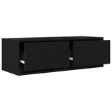 TV Cabinets 2 pcs Black Oak 80x31x25.5 cm Engineered Wood 861511