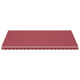 Replacement Fabric for Awning Burgundy Red 5x3 m 311971