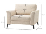 Linen-Look Armchair - Beige T3398P344642
