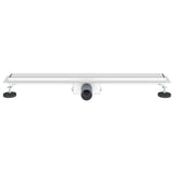 2 in 1 Shower Drain Silver 70 cm Stainless Steel 304 42015939