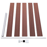 Garden Fence WPC 175x105 cm Brown 49074