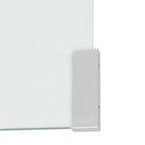 Coffee Table Tempered Glass 49.5x50x45 cm Clear 244188