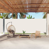 Retractable Side Awning Cream 220x1000 cm 318049