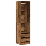 Wardrobe Old Wood 50x50x200 cm Engineered Wood 3318628