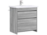 Bathroom Furniture Set Grey Sonoma 61 x 40 x 84.5 cm 3404263