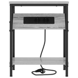 Bedside Cabinet 2 pcs Grey Sonoma 38 x 30 x 48 cm 859587