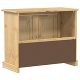 Bathroom Sink Cabinet Corona 73x33x60 cm Solid Wood Pine 4002791
