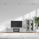TV Cabinet Set FLORIN 3 pcs Grey Sonoma Engineered Wood 3397940