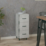 Sideboard Concrete Grey 34.5x34x90 cm Engineered Wood 812352
