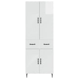 Cabinet Set 2 pcs High Gloss White 66 x 34.5 x 89.5 cm 3416668