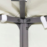 Gazebo Canopy Cream White Polyester, PVC coated 3x3 metres 40874