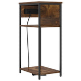Bedside Cabinet Smoked Oak 41 x 28 x 76 cm Engineered Wood 859577