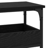 Console Table Black oak 100 x 29 x 75 cm Engineered wood 883524