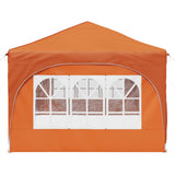 Pop-up Party Tent 575 x 288 x 245 cm Orange Oxford Fabric 42019910