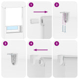 Shower Roller Blind 160x240 cm Fabric Width 156 cm 4014930