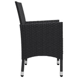 Garden Dining Set Black, Cream White 3095860
