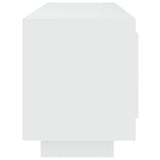 TV Cabinet White 102x35x45 cm Engineered Wood 811790